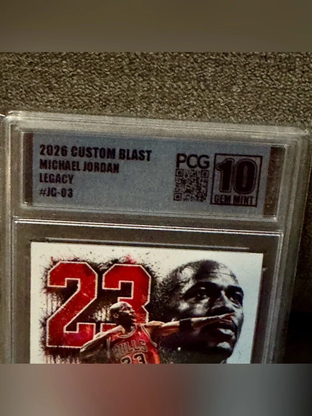 Michael Jordan - 2026 Custom Blast Legacy #JG-03 PCG 10 Gem Mint